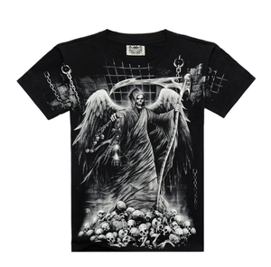 Camiseta holgada de algodón de manga corta para hombre, camisa de gran tamaño con logotipo personalizado, impresión de etiqueta, de lujo, nuevo diseño - Product Image 1