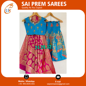 Mới Nhất Bộ Sưu Tập Trẻ Em <span class=keywords><strong>Lehenga</strong></span> Với Áo Thiết Kế Mới Chất Liệu Lụa Cho Những dịp Đặc Biệt Từ Ấn Độ Nhà Sản Xuất - Product Image 2