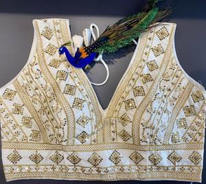 Heavy Embroidery Work Bollywood Style Designer Redaymade Nnly <b>Blouse</b> for Ladies Wear <b>Blouse</b> with Low Price and Best Quality - Product Image 1