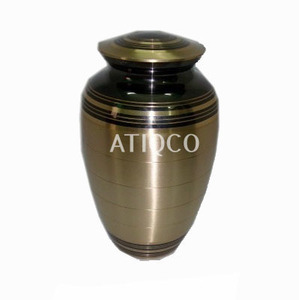 Nueva Urna Funeraria Compacta de Latón Estilo Art Deco, Urna Conmemorativa Personalizada de Alta Calidad Hecha a Mano con Manos Sosteniendo un Atrevido, Urna para Cenizas Humanas - Product Image 5