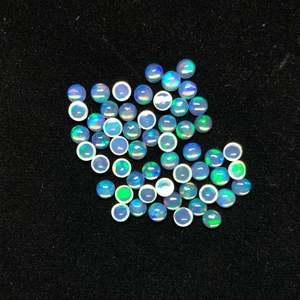 Opale éthiopienne naturelle brillante ronde de 6mm "Prix d'usine en gros Pierre précieuse de haute qualité" | OPALE ÉTHIOPIENNE WELO NATURELLE | - Product Image 1