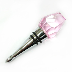 Hot Sale <b>Wine</b> Party Favors Pink Diamond <b>Wine</b> Bottle Stopper - Product Image 3