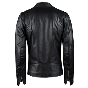Vestes en cuir Field Expert Best 2026, vestes de motard classiques, couleur noire, design slim fit, vestes en cuir pour hommes - Product Image 3