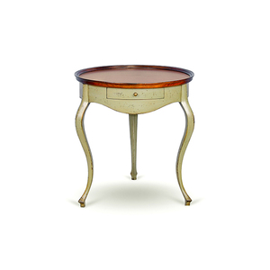Table d'appoint Manon en acajou massif, style classique français, table d'appoint pour salon, maison, hôtel - Product Image 3