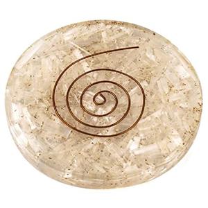Sous-verre Orgonite Cristal Sélénite Chakra Naturel Sous-verre Orgonite Cristal Avec Gravé Au Prix De Gros Par AAMEENA AGATE - Product Image 5