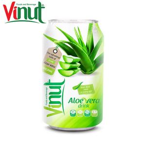 Para VINUT 330ml GMP Fábrica certificada Venta caliente Pure Aloe Vera Bebida Jugo de frutas y verduras con muestra gratis de sabor original - Product Image 1