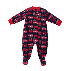 Mamelucos para Bebés Niños de Fábrica en Camboya, Resistentes al Fuego, 100% Poliéster, Cierre de Cremallera, para Verano - Product Image 3