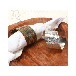 Gold and <b>Silver</b> Table <b>Napkin</b> Rings - Product Image 1