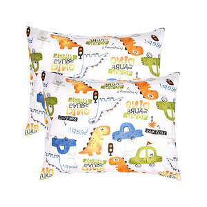 Funda de almohada de algodón orgánico para bebé, funda de almohada de algodón orgánico con logotipo personalizado - Product Image 1