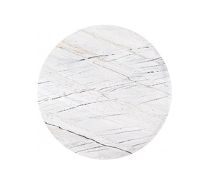 Modern Design <b>Round</b> <b>Nesting</b> Metal Frame Set of 2 with Marble Top Versatile <b>Coffee</b> <b>Table</b> for Living Room Bedroom Office Decor - Product Image 3