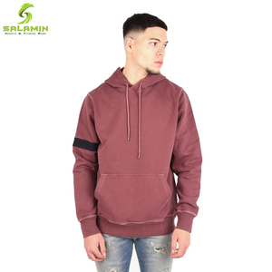 Sudadera con capucha de algodón para hombre, ropa de calle personalizada lavada con ácido - Product Image 6