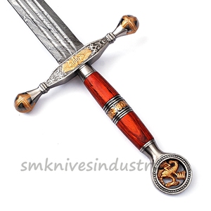 Espada de Metal Plateada de Una Sola Cara, Inspirada en El Señor de los Anillos, Lista para la Batalla, con Funda y Armadura (Smk1959) - Product Image 5