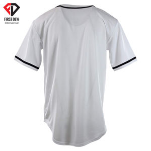 การออกแบบที่กำหนดเองธรรมดาด้านบนที่ขายดีที่สุดผ้าที่มีคุณภาพดี100% โพลีเอสเตอร์พลัสขนาดระบายอากาศกีฬาเสื้อเบสบอลสำหรับผู้ชาย - Product Image 6