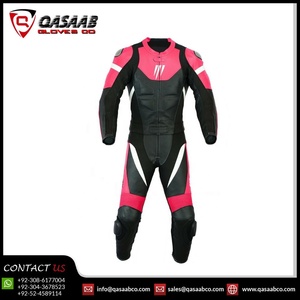 ชุดหนังสำหรับนักแข่งรถมอเตอร์ไซด์ของผู้ชายชุดป้องกันร่างกายเป็นมอเตอร์ไซด์ทำจากหนังเต็มตัวตามสั่ง - Product Image 4
