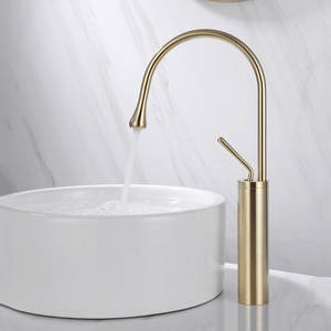 <span class=keywords><strong>Robinet</strong></span> de lavabo <span class=keywords><strong>noir</strong></span> moderne de luxe en laiton, à montage sur plan, monotrou, avec cartouche céramique - Product Image 2