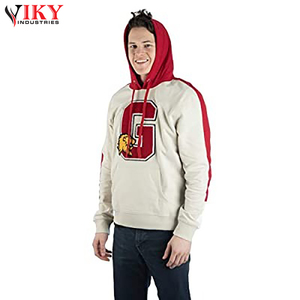 Sudaderas con capucha para hombre Logotipo bordado de chenilla personalizado Sudadera con capucha colorida y sudaderas Parches de chenilla personalizados Sudaderas con capucha bordadas - Product Image 2