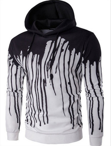 เสื้อฮู้ดผ้าฝ้ายอินทรีย์โอเวอร์ไซส์สำหรับผู้ชายพิมพ์ลายแนวสตรีท - Product Image 3