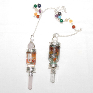 Get Online Chakra Bottle Pendulums : Chakra Bottle Pendulums for Sale - Product Image 1