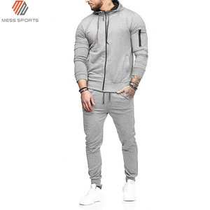MESS SPORTS Tissu extensible quatre directions écologique en polyester/coton respirant et doux, survêtement décontracté pour homme brodé - Product Image 4
