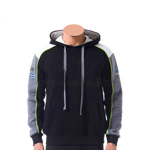 เสื้อกันหนาวมีฮู้ดสำหรับผู้หญิงเสื้อฮู้ดสไตล์สตรีทโอเวอร์ไซส์เปิดไหล่ตกโลโก้ที่กำหนดเอง - Product Image 4