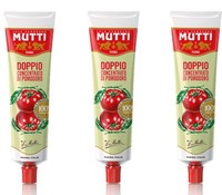 Concentré de tomates doubles Mutti italien 440g en conserve SANS OGM 100% tomates douces pelées eau sous vide Méditerranée