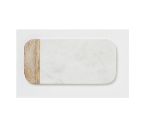 Vente en gros Planche à découper en bois et marbre Planche à fromage en bois d'acacia Planche à fromage en bois marbré Accessoires suspendus en cuir Utilisation - Product Image 2