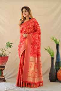 Saris-tela de seda suave para mujer, diseño a la moda, venta al por mayor, Surat, India, 2022 - Product Image 5