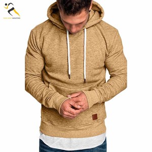 Última colección de invierno Sudadera con capucha para hombre con estampado de logotipo personalizado Jersey liso ligero Technics bordada impermeable - Product Image 3