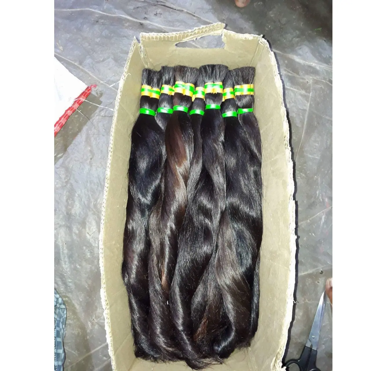 100% raw virgin não transformados cabelo humano em massa macia e suave de alta qualidade barato por atacado virgem volume do cabelo indiano
