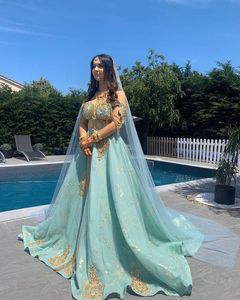 DABKA-Bordado de vestido de caftán de trabajo pesado, cuentas de cristal, trabajo de piedra de vidrio para fiesta, 2022 - Product Image 1