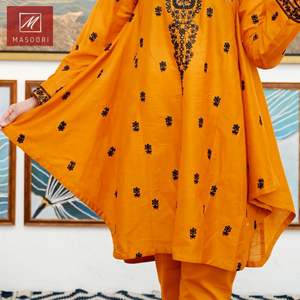 Kurta/Kurti Masoori de Moda para Mujer, Prenda Informal de Algodón para Verano, India y Pakistán - Product Image 3