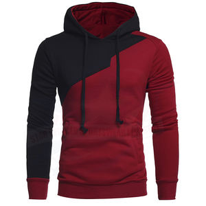 Sweat-shirt à capuche pour homme imprimé bouffant brodé de logo personnalisé Long pull classique avec logo en tissu français 3D sur le devant - Product Image 4