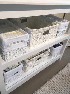 Caja de jacinto de agua para el hogar, cestas de almacenamiento rectangulares, ecológicas, hechas a mano - Product Image 6