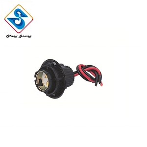 Đôi liên hệ với ổ cắm với mặt đất dây 2 pin tự động kết nối 1034 1154 1157 bóng đèn xe đèn ổ cắm - Product Image 1