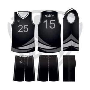 Custom Sublimated Basketball Uniforms Black Green Mesh Jersey Shorts Set Moisture Wicking Unisex Adult Athletic Wear - Product Image 5