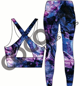 Mono de yoga de manga larga con cuello en V, top corto, ropa deportiva, mono de entrenamiento, body de una pieza, leggings acampanados para gimnasio y fitness - Product Image 1