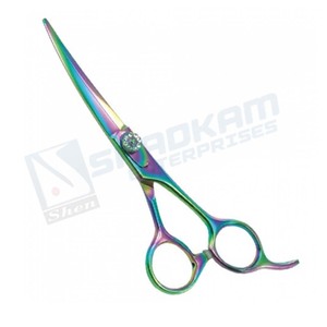 Ciseaux à cheveux professionnels bord de rasoir, nouveauté, couleurs revêtues de Plasma, lot de 2 pièces - Product Image 1