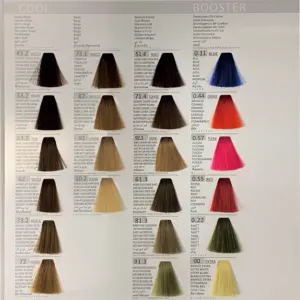 Productos para el cabello de fábrica profesional, colores populares de 72 colores, crema para el cabello, tinte para el cabello para salón