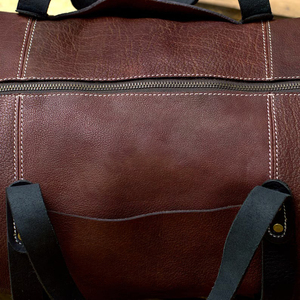 2023 personnalisé unisexe Gym sac polochon surdimensionné week-end voyage Borsoni en Pelle fermeture à glissière nouveau Style de mode avec quantité minimale de commande bas - Product Image 5