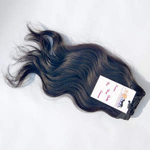 9A 10A 11A grado brasileño recto 3 mechones Deal sedoso liso virgen cabello humano, venta al por mayor brasileño cuerpo ondulado Paquete de pelo - Product Image 1