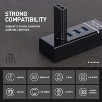 Hub usb de alta velocidad súper rápido 4 puertos usb hub adaptador de Cable usb 3,0 hub para PS4 Slim/Pro ordenador portátil PC