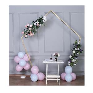 Fondo de color blanco de hierro con fondo de flores artificiales de Calidad exclusiva para decoración de hoteles y fiestas - Product Image 6