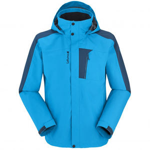 Sudadera con Capucha de Punto Casual para Hombre/Mujer, Manga Larga, Invierno, 65% Algodón, 35% Poliéster, Talla Grande, Decoración de Piel de Zorro - Product Image 1