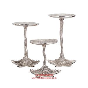 Porte-bougie en aluminium doré, pour la maison, Table de qualité supérieure, porte-bougie en aluminium pour mariage - Product Image 5