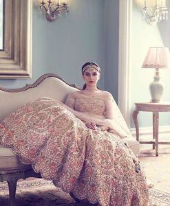 Very elegant heavy Indian/Pakistani Lehenga <b>top</b> dress with beautiful applique work for wedding/party - 2020 - Product Image 2