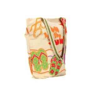 Vente en gros de sacs à provisions écologiques en coton grand sac fourre-tout en toile imprimé de haute qualité avec logo personnalisé pour fourre-tout de plage - Product Image 1