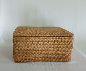 Handmade eco friendly new product <b>rattan</b> <b>storage</b> basket for sale - Product Image 6