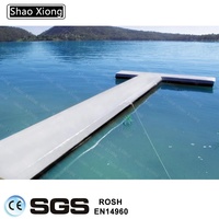 Plateforme flottante gonflable en forme de Y pour bateau, quai, île, radeau, patio, yacht, plateforme pour bain de soleil