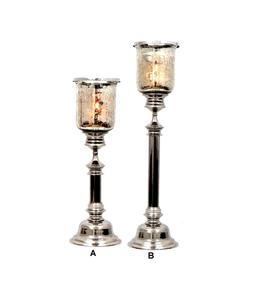 Nuevos Portavelas de Vidrio y Aluminio Plateado de Lujo Hechos a Mano, Resistentes al Polvo, con Diseños Brillantes y Atractivos, Duraderos para Navidad - Product Image 2