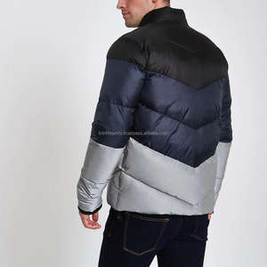 OEM personalizado 100% nailon hombres ganso abajo acolchado burbuja Puffer pato abajo ganso abajo chaqueta para hombres - Product Image 5